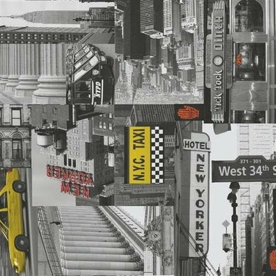 GEKKOFIX 11918 samolepící tapety Samolepící fólie City taxi 67,5 cm x 15 m