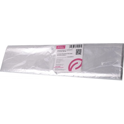 Eco & Hygiene Colorless PE hairdressing cape Economic 50 ks