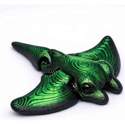 Svíčkománie3D Flexi 3D miniaturka chobotnice z 3D tiskárny Zeleno černá – Hledejceny.cz