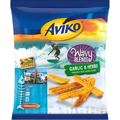Aviko Vlnky Wavy Blends Garlic & Herbs 600g – Zboží Dáma