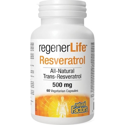 Natural Factors Rеgener Life Resveratrol 500 mg [60 капсули]