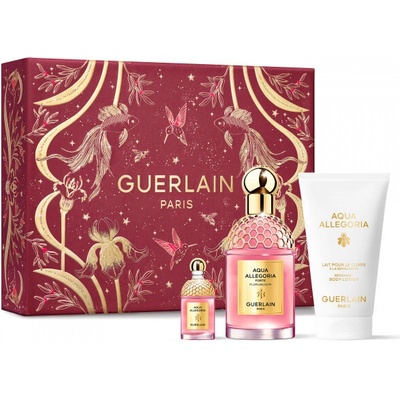 Guerlain Aqua Allegoria Forte Florabloom EDP 75 ml + tělové mléko 75 ml + miniatura 7,5 ml dámská dárková sada