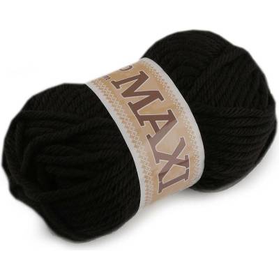 Pletací příze Jumbo Maxi 100 g Varianta: 10 (901) černá, Balení: 1 ks 44062/88797/201511