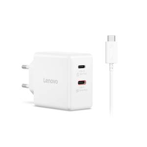 Lenovo Зарядно у-во LENOVO Dual USB-C 65W GaN Charger (G0A6065WEU)