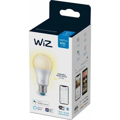 WiZ LED Stmievateľná žiarovka A60 E27/8W/230V 2700K CRI 90 Wi-Fi WiZ WI0001
