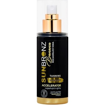 VIVACO Sun Bronz Rozjasňujúca voda s trblietavým efektom Banana 100 ml