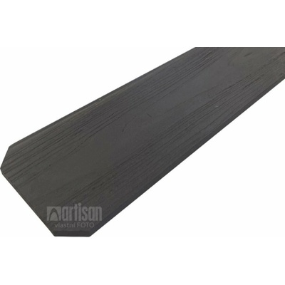 WPC dřevoplastové plotovky tříhranné LamboDeck 12x150x1200 - Dark Grey