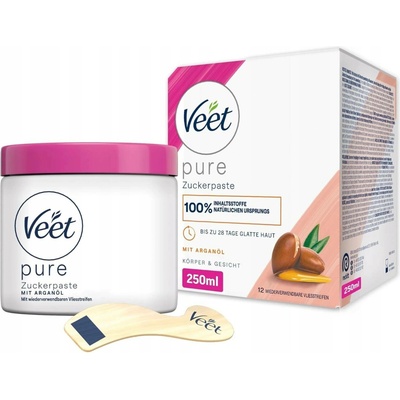 Veet Cukrová pasta na depilaci těla pro citlivou pokožku 250 ml