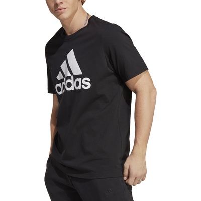 adidas Sportswear Тениска adidas Sportswear Essentials Single Jersey Big Logo Черен Velikost XS