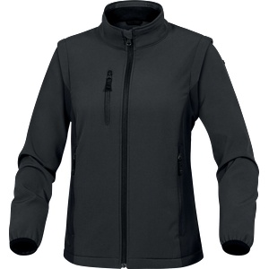 Delta Plus Delta mysen2f / Дамско 2-в-1 софтшел яке - сиво/черно m (mys2fgntm)