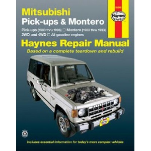 Mitsubishi Pick-ups (1983-1996) and Montero (1983-1993) Automotive Repair Manual (ISBN: 9781563921926)