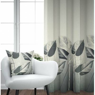 Ervi Blackout zatemňovací závěs Super print - Elegantní listí č.29