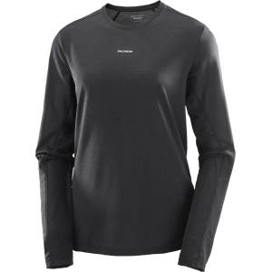 Salomon Дамска тениска Salomon Women's SHKout Core L/S Running shirt - Deep Black (916-3936-0112)