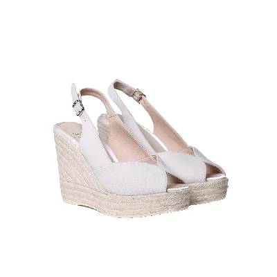 Сандали на платформа Toni pons Poppy esparto wedge sandals - White (White)