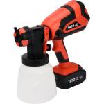 TOYA Акумулаторен пистолет за боядисване YATO, 18 V, 4 Ah, 1 L (EURO YT 82765)