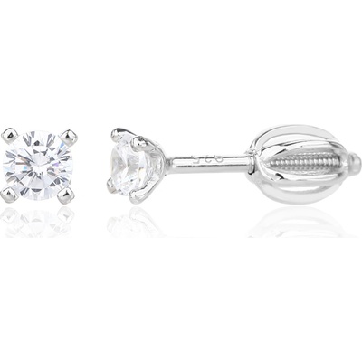 Bealio 13960 stříbrné náušnice KULATÉ 3 mm 03-13960-4767