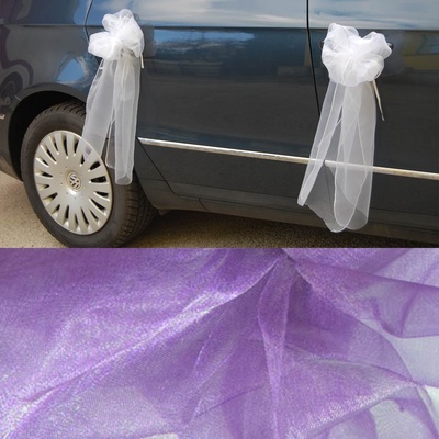 Mašle na kliky auta - lila (1 ks)