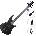 Ibanez GSRM20B-WK SET Weathered Black Електрическа бас китара
