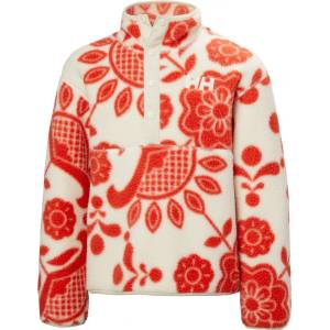 Helly Hansen Детски поларен пуловер Helly Hansen Kid's Junior Frosty Pile Sweater Fleece jumper - Alert Red Aop - размер 13 Years (704-6259-0115)