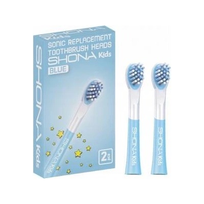 SHONA toothbrush ends for vision kids blue