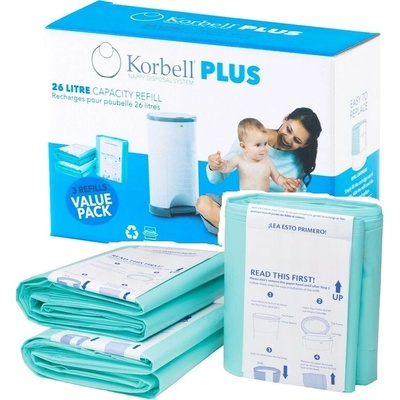 Korbell Vložky do koše na pleny 26L 3 kusy – Zbozi.Blesk.cz