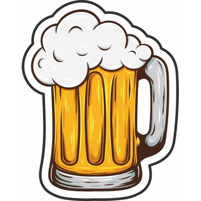 Pískacia koženková nášivka Koženková pískacia nášivka PIVO Velkost: PÍSKLE! malé