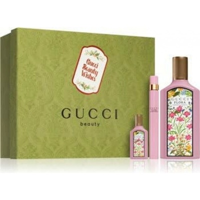 Gucci Flora by Gucci Gorgeous Gardenia EDP 100 ml + EDP 10 ml + EDP 5 ml darčeková sada