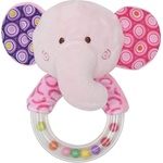 Lorelli Toys - ДРЪНКАЛКА КРЪГ LORELLI TOYS СЛОНЧЕ РОЗОВО