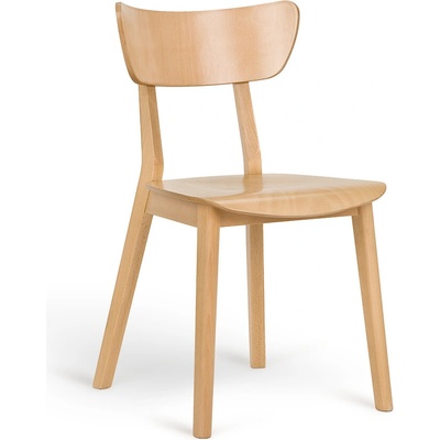Paged Lof A-4231 Seat Wood Back Wood buk morený / dyha