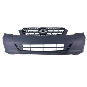  Предна броня за Mercedes Vito W639 (2010-2014) с отвори за парктроник и решетка