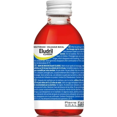 Eludril Classic Вода за уста при кървящи венци, 90 ml
