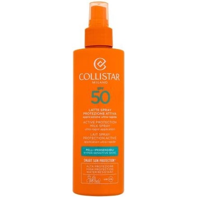 Collistar Active Protection Milk Spray SPF50 слънцезащитен лосион за свръхчувствителна кожа 200 ml унисекс