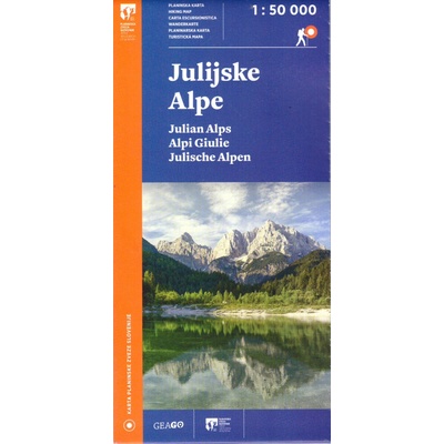 Geodetski Julské Alpy 1:50 000 turistická mapa