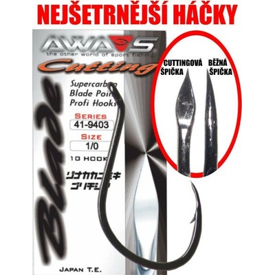 AWA-SHIMA CUTTING BLADE 41-9403 BLACK NICKEL vel.1 10 ks