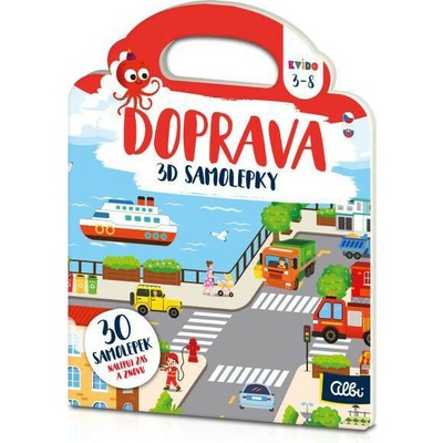 Albi 3D samolepky doprava kvído