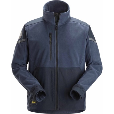 Snickers Workwear Bunda fleecová Windblocker tm. modrá