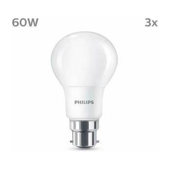 Philips LED крушка Philips 60 W матов Топло Бяло F 8 W 60 W B22 3 броя (2700 K)