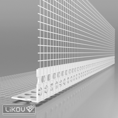 Likov lišta LK PVC so sieťkou VERTEX 2,5 m (115.1025.VT) 1 ks
