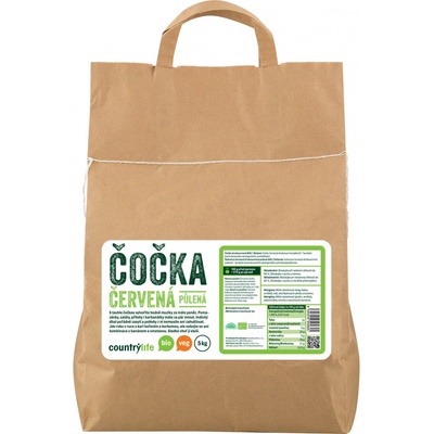 Country Life Čočka červená půlená Bio 5 kg