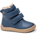 Protetika chlapecké zimní barefoot boty DARYK NAVY, PRO-tex modrá