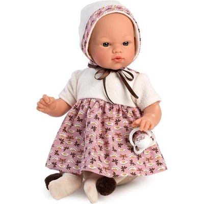 Asi dolls Asi - Кукла-бебе Коке, с рокля и терлички с помпони 0405770