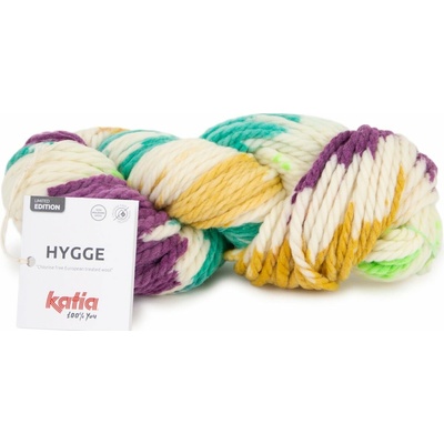 HYGGE Katia Farby HYGGE: 500 zelená-tyrkysová-čučoriedková-okrová