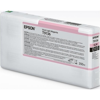Epson 5LB T9136 Vivid Light Magenta Ink Cartridge 200ml (C13T91360N)