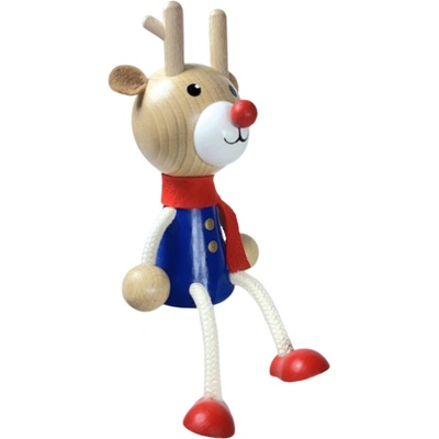 Krokido Sob se šálou - dřevěná figurka