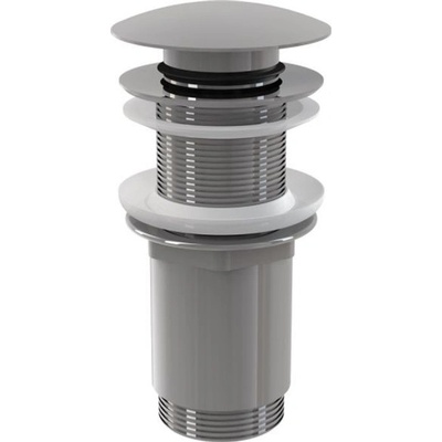 Alcadrain Umyvadlový výtok click/clack 5/4" bez prepadu, veľká zátka A395