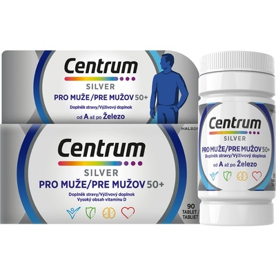 Centrum Silver multivitamín pre mužov nad 50 rokov 90 tabliet