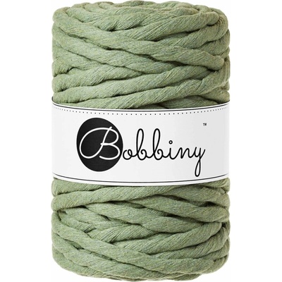 Bobbiny Macrame Cord 9 mm 30 m Eucalyptus Green Šňůra