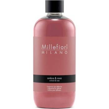 Home fragrance italia srl Millefiori Milano Ambra & Rosa пълнеж за арома дифузьор 500 мл