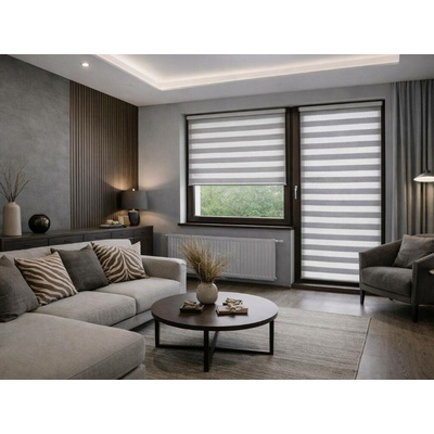 Zebra-shop Den a noc komplet Premium Šedá BH 190 150 x 103 cm vpravo