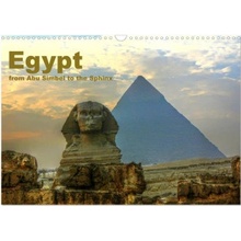 Egypt from Abu Simbel to the Sphinx Wall DIN A3 landscape CALVENDO 12 Month Wall 2025